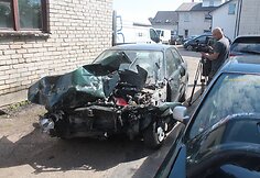 Automobilis po avarijos