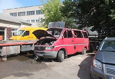 Automobilis po avarijos