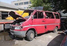 Automobilis po avarijos