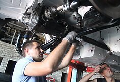 Pasiruo&scaron;imo lenktynėms akimirka