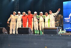 Apdovanojimų ceremonijos akimirka