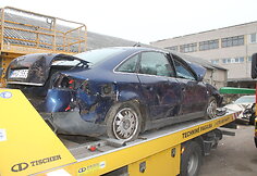 „Audi A6“ po avarijos