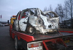 Sudegęs „Renault“