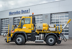 Daugiafunkcinis bėginis automobilis „Unimog“