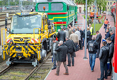 Daugiafunkcinis bėginis automobilis „Unimog“