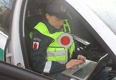 Policinės priemonės akimirka