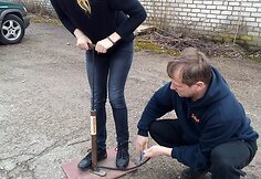 Varžybų akimirka
