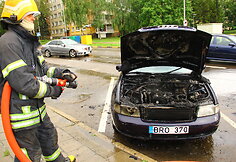 Gaisro vietoje