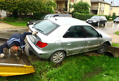 Avarijos vietoje