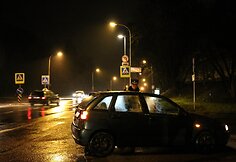 Policijos reido akimirka