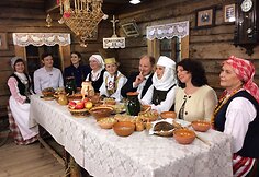 Laidos „Valanda su Rūta. Kūčios“ akimirka