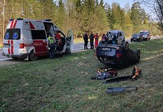 Avarija netoli Trakų Vokės