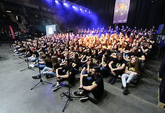 „Rock in Šiauliai 2019“ - Šiaulių arenoje klasikinius roko kūrinius grojo ir dainavo per 350 jaunuolių
