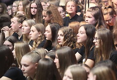 „Rock in Šiauliai 2019“ - Šiaulių arenoje klasikinius roko kūrinius grojo ir dainavo per 350 jaunuolių