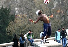 Kamuolio žonglierius Iya Traore