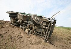 Sunkvežimių avarija