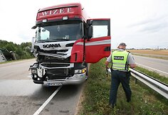 Sunkvežimių avarija