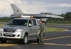 NATO bazėje nusileido šeši Portugalijos naikintuvai F-16