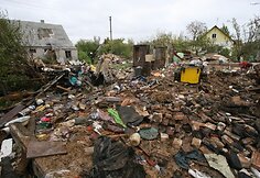 Dujų sprogimas sugriovė namą iki pamatų