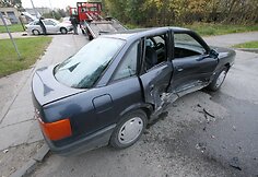 Avarija &Scaron;iaulių Žemaitės Gatvėje