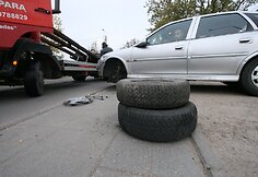Avarija &Scaron;iaulių Žemaitės Gatvėje