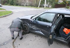 Avarija &Scaron;iaulių Žemaitės Gatvėje