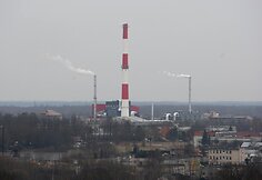 &Scaron;iaulių panorama nuo &bdquo;&Scaron;iaulių&ldquo; vie&scaron;bučio stogo