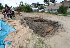 &Scaron;iauliuose Čkalovo gatvėje rasta aviacinė bomba