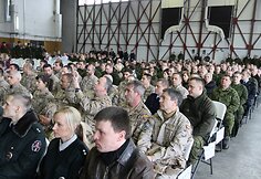 Lietuvos KOP ir NATO kariai Lietuvos nepriklausomybę paminėjo muzikaliai