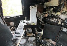 Jauna &scaron;eima po gaisro rugsėjo 1-ąją sutinka be namų
