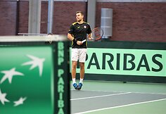 &bdquo;Davis cup&ldquo; turnyro mačas: Lietuva-Madagaskaras, dvejetų susitikimas
