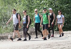 Akmenės rajone trys tūkstančiai žygeivių lankė karjerus