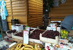 Uogų kainos Karoliniškių turgelyje