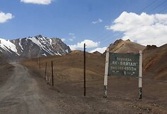 Aukščiausia perėja Ak-Bailat 4655m.