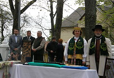 Valdas Adamkus su Alma Adamkiene lankėsi Vilkijoje