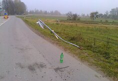 Kėdainių rajone rastas pabėgęs i&scaron; avarijos vietos BMW