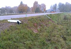 Kėdainių rajone rastas pabėgęs i&scaron; avarijos vietos BMW