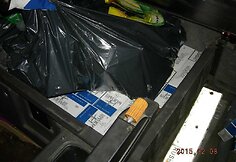 Kybartuose muitininkai konfiskavo daug cigarečių