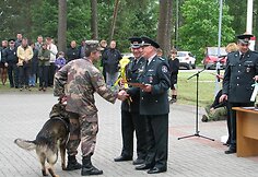 Pasieniečių tarnybinių &scaron;unų čempionato akimirkos