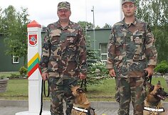 Pasieniečių tarnybinių &scaron;unų čempionato akimirkos