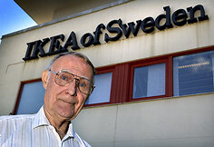 IKEA įkūrėjas Ingvaras Kampradas