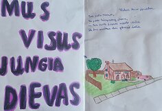 Viltės Gražulevičiūtės sukurtas komiksas