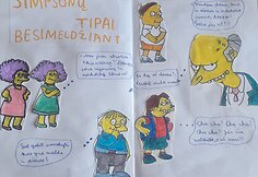 Viltės Gražulevičiūtės sukurtas komiksas