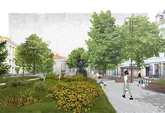 Vokiečių gatvės rekonstrukcijos konkurso dalyvių darbai