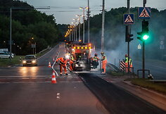 Kelių tvarkymo darbai Vilniuje
