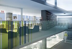 „DesignLibrary Kaunas“ vizualizacija
