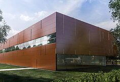 Šiaulių sporto gimnazijos universalios sporto salės vizualizacija