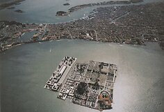 San Michele kapinių Venecijoje išplėtimas saloje. Architektas David Chipperfield