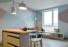 Gaivus interjeras miesto centre