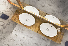 Namai su žalia sofa